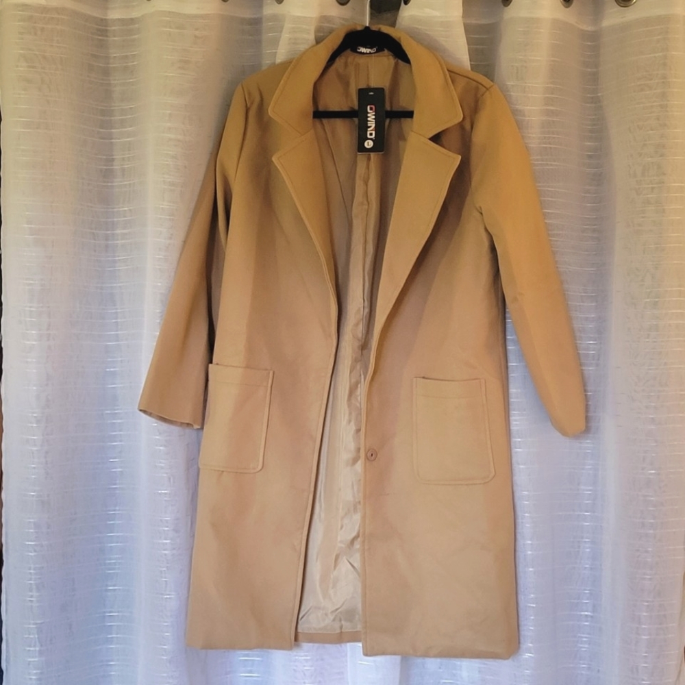 Tan Pea Coat